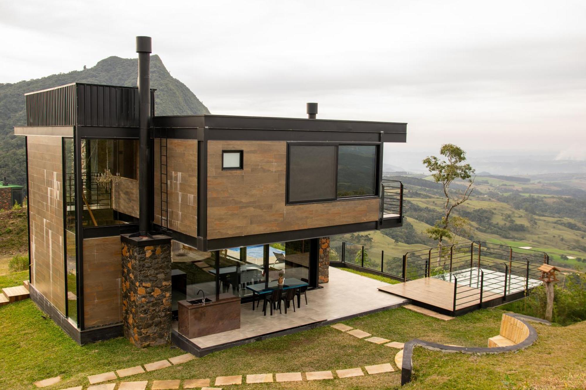 Caminho Das Nuvens - Cabanas De Montanha Bom Retiro  Eksteriør billede