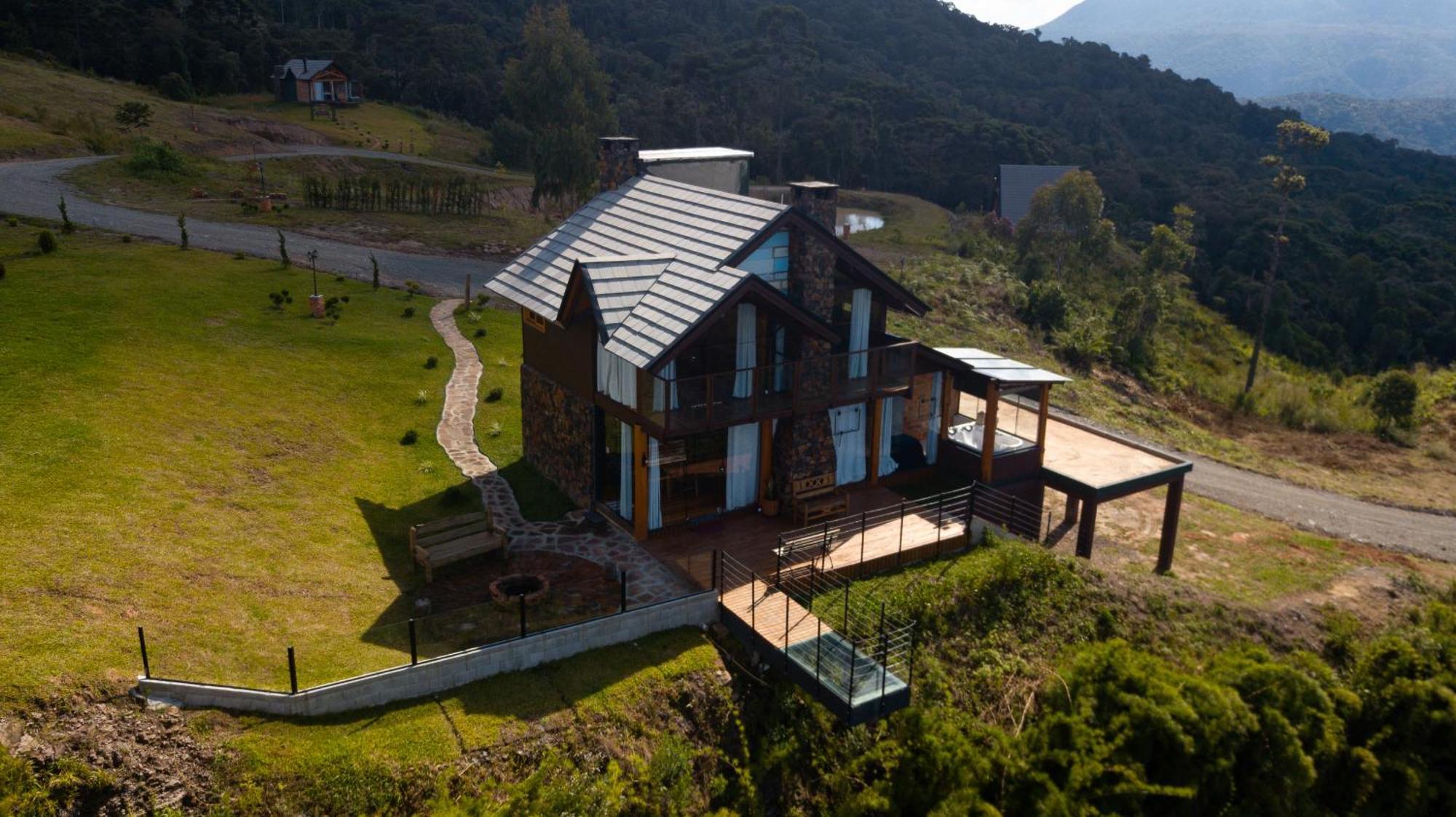 Caminho Das Nuvens - Cabanas De Montanha Bom Retiro  Eksteriør billede